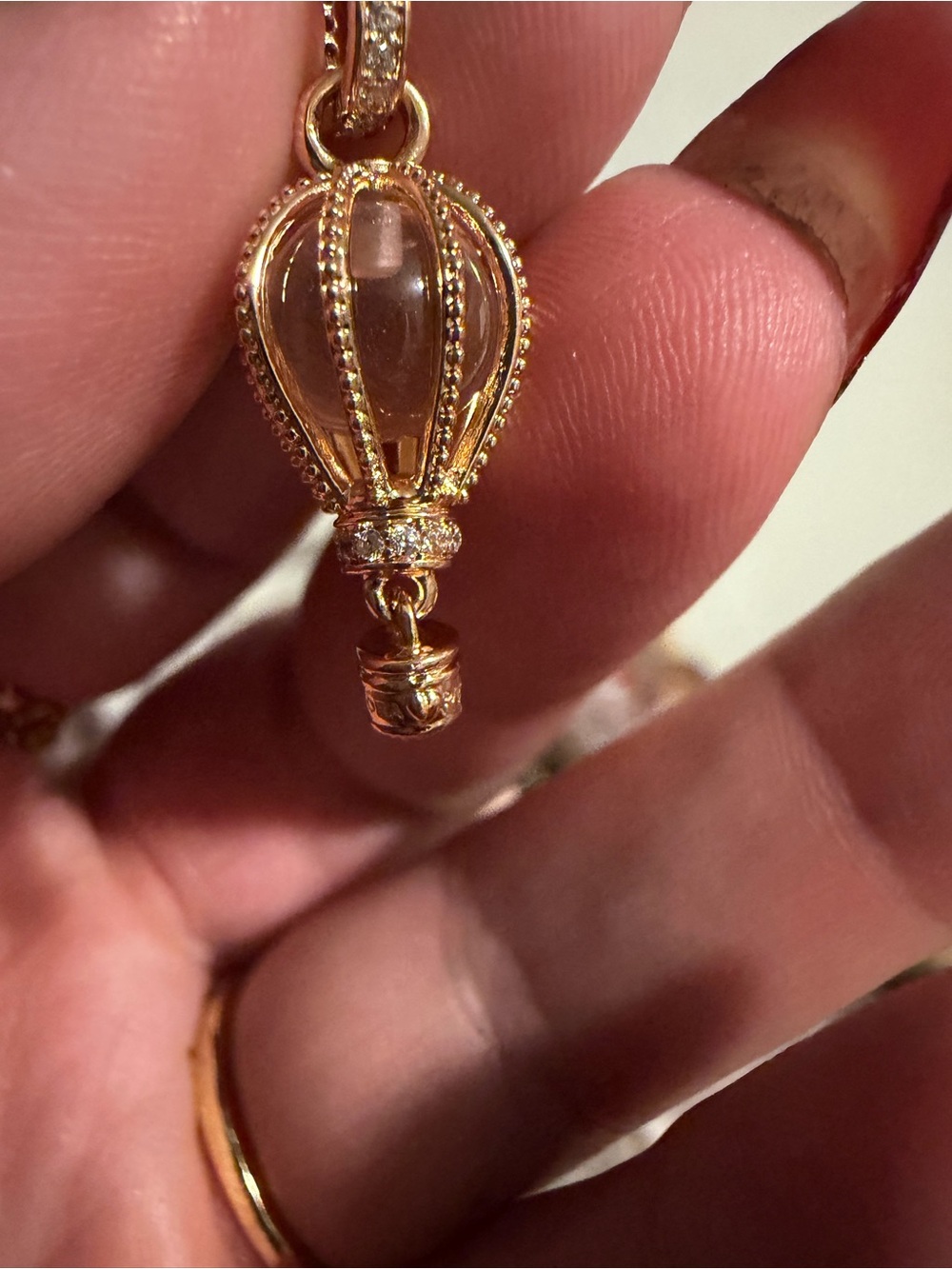 Pandora Rose Gold Hot Air Ballon Dangle 789434CO1